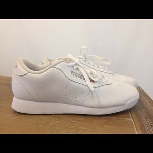 Reebok  Classic Princess  White Shoes  Size 7.5 D